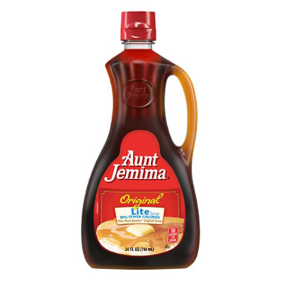 Aunt Jemima Syrup Lite Original - 24 Fl. Oz.