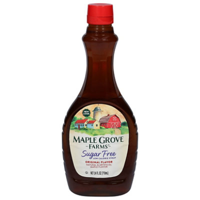 Maple Grove Farms Maple Syrup Sugar Free - 24 Fl. Oz. - Carrs