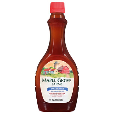 Maple Grove Farms Maple Syrup Sugar Free - 24 Fl. Oz.