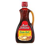 Aunt Jemima Syrup Butter Rich - 24 Fl. Oz.