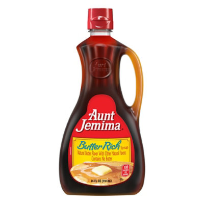 Aunt Jemima Syrup Butter Rich - 24 Fl. Oz.