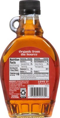 O Organics Syrup 100% Pure Maple - 8.5 Fl. Oz. - Image 5