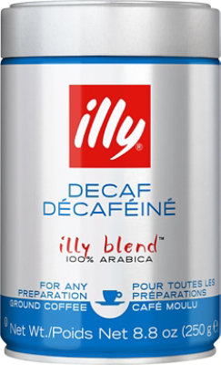 illy Coffee Illy Blend Arabica Ground Medium Roast Decaf - 8.8 Oz - Image 2