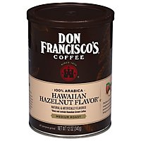 Don Franciscos Coffee All Purpose Grind Medium Roast Hawaiian Hazelnut - 12 Oz - Image 2