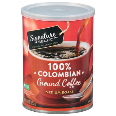 Signature SELECT Coffee Ground Medium Roast Colombian - 10.3 Oz