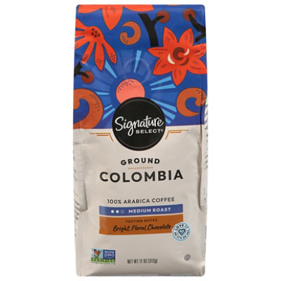 Signature SELECT Coffee Ground Medium Roast Colombia - 11 Oz