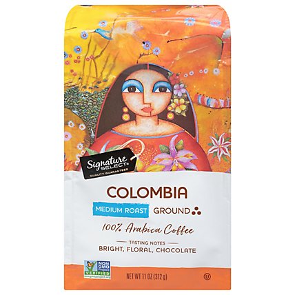 Signature SELECT Coffee Ground Medium Roast Colombia - 11 Oz - Image 3