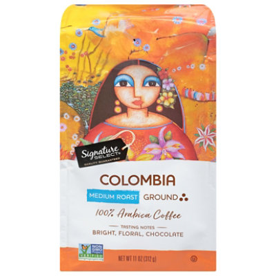 Signature SELECT Coffee Ground Medium Roast Colombia - 11 Oz