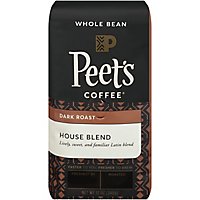 Peet's Coffee House Blend Dark Roast Whole Bean Coffee Bag - 12 Oz - Image 3