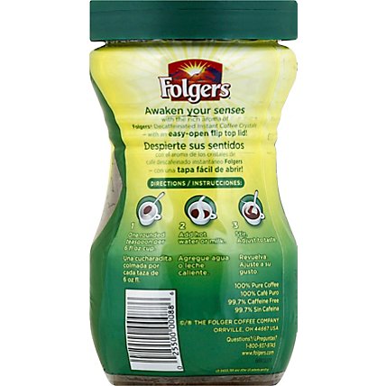 Folgers Coffee Instant Crystals Classic Decaf - 8 Oz - Image 3