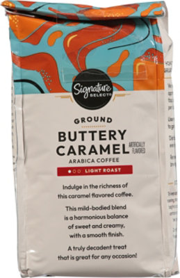 Signature SELECT Coffee Ground Light Roast Buttery Caramel - 12 Oz - Image 4