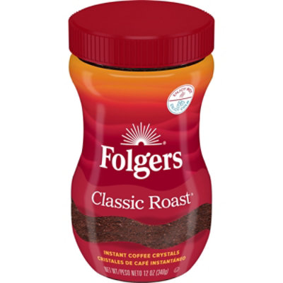 Folgers Coffee Instant Classic Roast - 12 Oz - Image 2