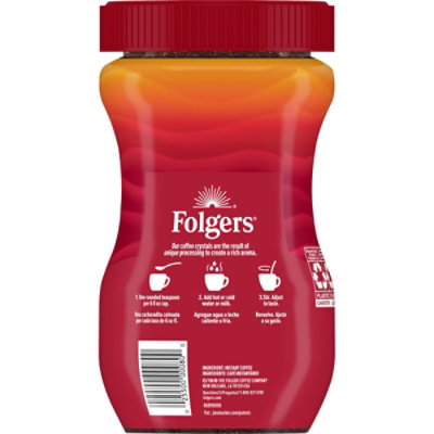 Folgers Coffee Instant Classic Roast - 12 Oz - Image 5