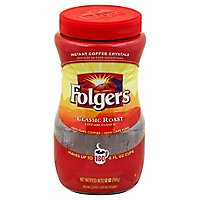 Folgers Coffee Instant Classic Roast - 12 Oz - Image 1