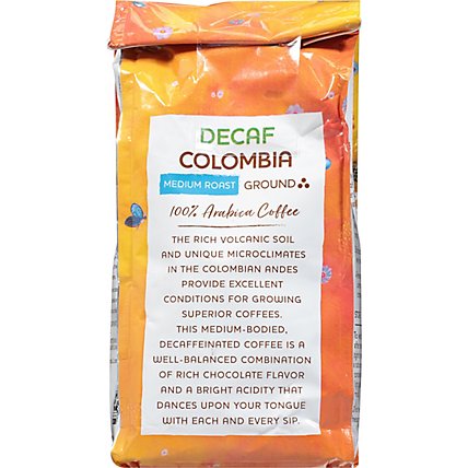 Signature SELECT Coffee Ground Medium Roast Colombia Decaf - 11 Oz - Image 5