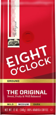 Eight O Clock Coffee Ground Medium Roast The Original - 12 Oz - Image 2