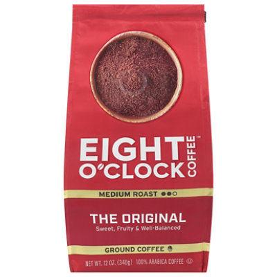 Eight O Clock Coffee Ground Medium Roast The Original - 12 Oz