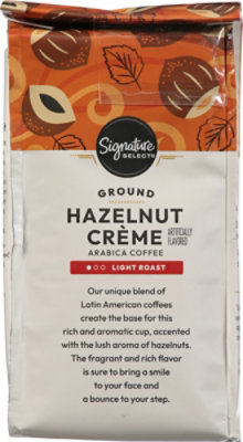 Signature SELECT Coffee Arabica Ground Light Roast Hazelnut Creme - 12 Oz - Image 6