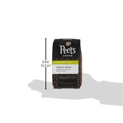 Peets Coffee Coffee Ground Deep Roast French Roast Decaffeinated - 12 Oz - Image 5