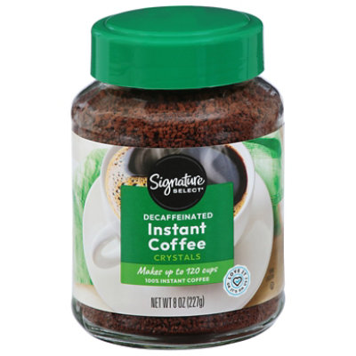 Signature SELECT Coffee Instant Crystals Decaffeinated - 8 Oz - Image 3