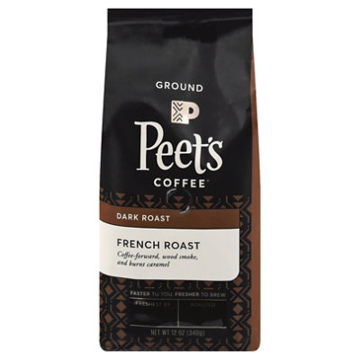 Peet's French Roast Dark Roast Ground Coffee - 12 Oz