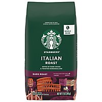 Starbucks Italian Roast 100% Arabica Dark Roast Whole Bean Coffee Bag - 12 Oz - Image 3