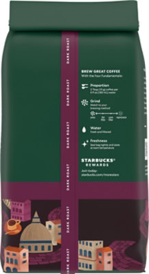 Starbucks Italian Roast 100% Arabica Dark Roast Whole Bean Coffee Bag - 12 Oz - Image 5