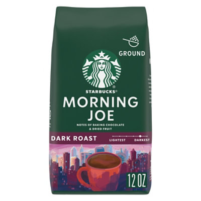 Starbucks Morning Joe 100% Arabica Dark Roast Ground Coffee Bag - 12 Oz - Image 1