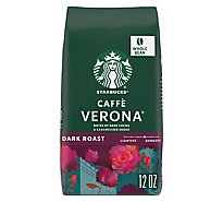 Starbucks Caffe Verona 100% Arabica Whole Bean Dark Roast Coffee Bag - 12 Oz