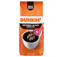 Dunkin Donuts Coffee Whole Bean Medium Roast Original Blend - 12 Oz