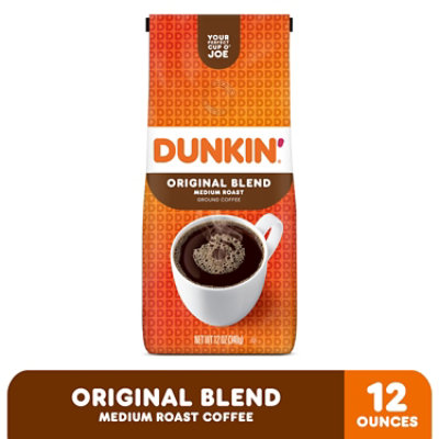 Dunkin Donuts Coffee Ground Medium Roast Original Blend - 12 Oz - Image 2