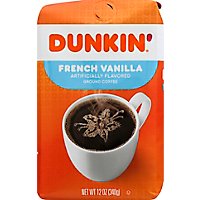 Dunkin Donuts Coffee Ground French Vanilla - 12 Oz - Image 2