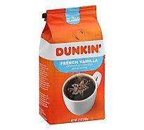 Dunkin Donuts Coffee Ground French Vanilla - 12 Oz