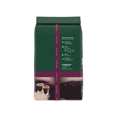 Starbucks Espresso Roast 100% Arabica Dark Roast Whole Bean Coffee Bag - 12 Oz - Image 7