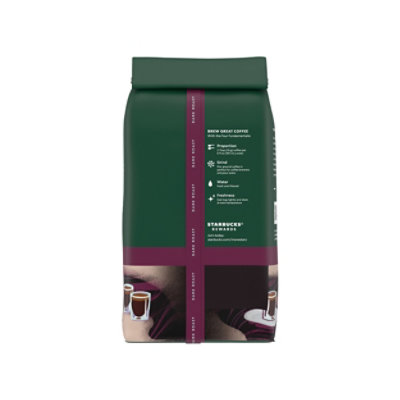 Starbucks Espresso Roast 100% Arabica Dark Roast Ground Coffee Bag - 12 Oz - Image 7