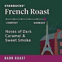 Starbucks French Roast 100% Arabica Dark Roast Whole Bean Coffee Bag - 12 Oz - Image 2