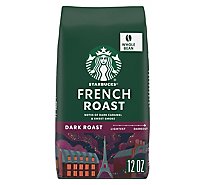 Starbucks French Roast 100% Arabica Dark Roast Whole Bean Coffee Bag - 12 Oz