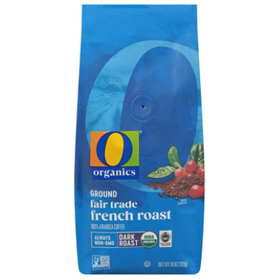 O Organics Coffee Ground Dark Roast French Roast - 10 Oz