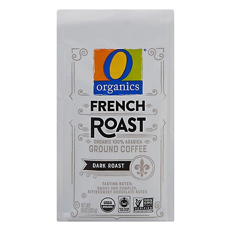 O Organics Coffee Ground Dark Roast French Roast - 10 Oz