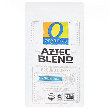 O Organics Coffee Ground Medium Roast Aztec Blend - 10 Oz - Image 2