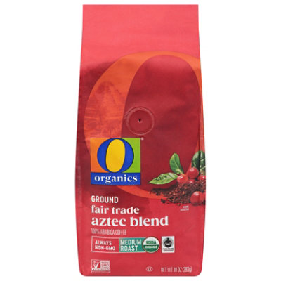 O Organics Coffee Ground Medium Roast Aztec Blend - 10 Oz