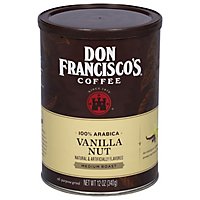 Don Franciscos Coffee All Purpose Grind Medium Roast Vanilla Nut - 12 Oz - Image 1