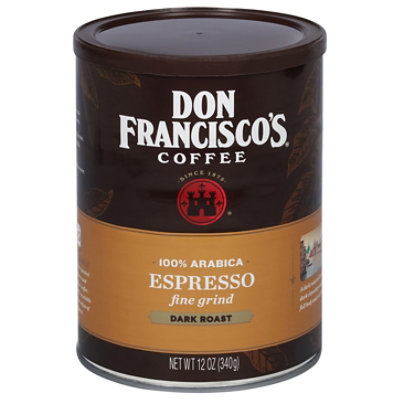 Don Franciscos Coffee Fine Grind Dark Roast Espresso - 12 Oz - Image 3