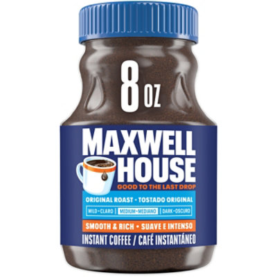 Maxwell House The Original Roast Instant Coffee Jar - 8 Oz - Image 1