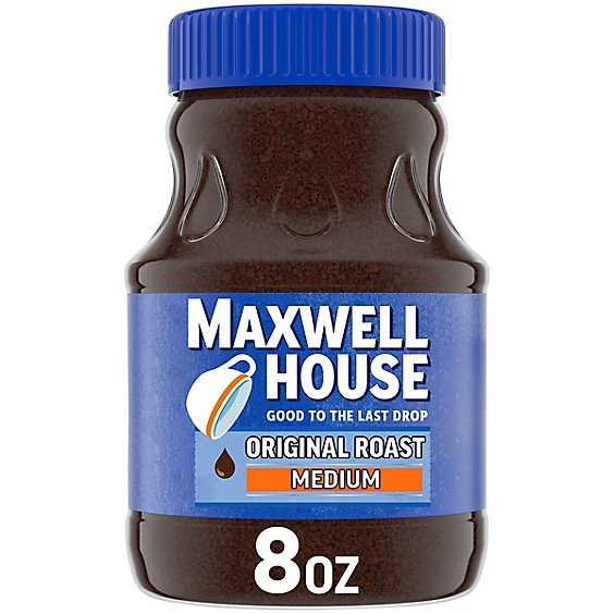 Maxwell House The Original Roast Instant Coffee Jar - 8 Oz