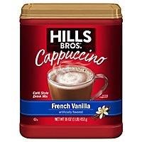 Hills Brothers. Cappuccino Drink Mix French Vanilla - 16 Oz - Image 3