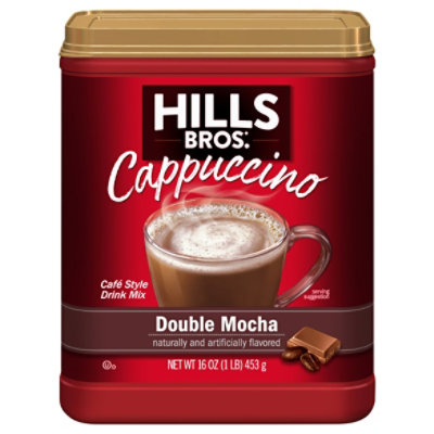 Hills Brothers. Cappuccino Drink Mix Double Mocha - 16 Oz - Image 3