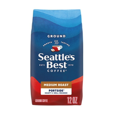 Seattles Best Coffee Portside Blend Medium Roast Ground Coffee Bag