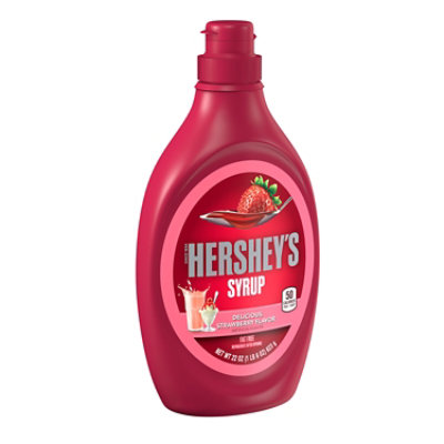 HERSHEY'S Strawberry Syrup In Bottle - 22 Oz - Image 1