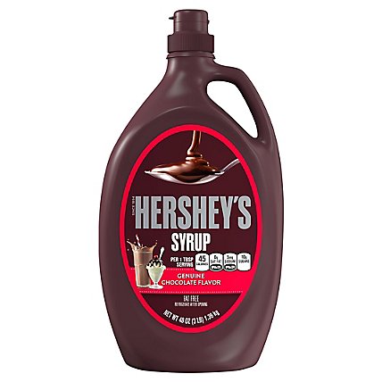 HERSHEYS Syrup Genuine Chocolate Flavor - 48 Oz - Image 2